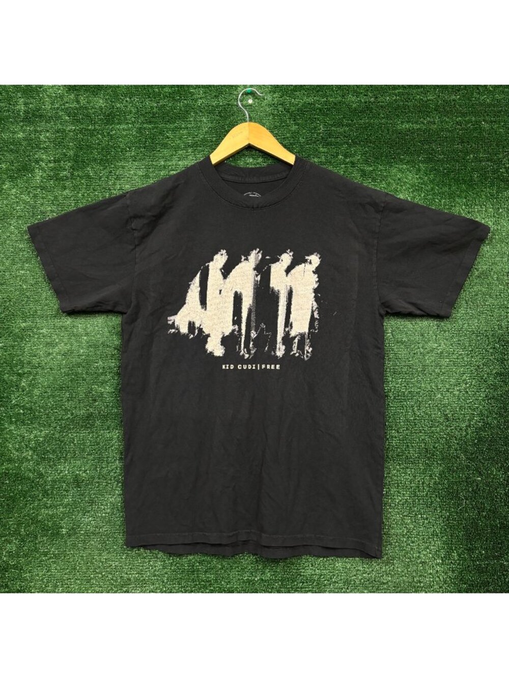 Kid Cudi Free Album Man on The Moon Cover Hip-Hop T-Shirt Size Medium